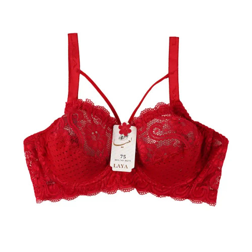 سوتین فنردار هارنس دار بند قابل تنظیم دانتل سوزنی سایزبندی کامل