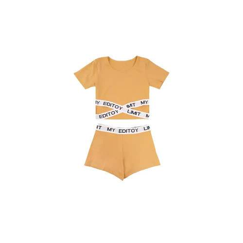 ست نیم تنه و شورت فانریپ کبریتی فری سایز زنانه