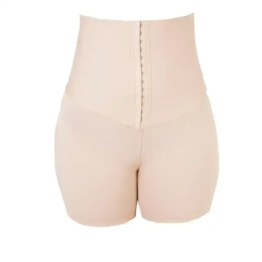 شورت زنانه گنی استرج سایزبزرگ XL 2XL 3XL کمرکش و باسن کشیده