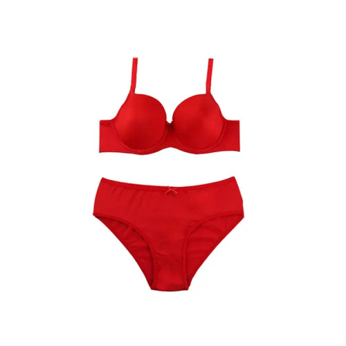 ست لباس زیر زنانه ساتن اسفنجی فنردار مدل اسلیپ سایزبندی کامل