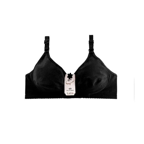 لباس زیر نخی زنانه بدون فنر کاپ B سایز 60 و 65 بند قابل تنظیم