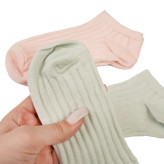 جوراب زنانه الیاف طبیعی ضد حساسیت و ضد بو فری سایز 36 تا 40