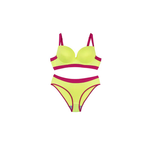 لباس زیر زنانه اسفنجی فنردار اسلیپ طرحدار سامان لعیا سایز 80-85-90