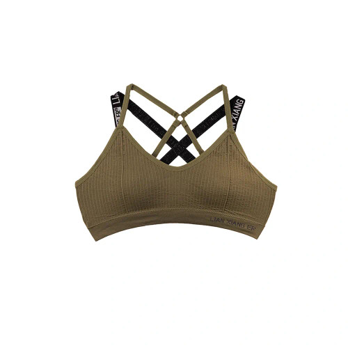 نیم تنه ورزشی زنانه کاپ متحرک نخ و پنبه کبریتی فری سایز