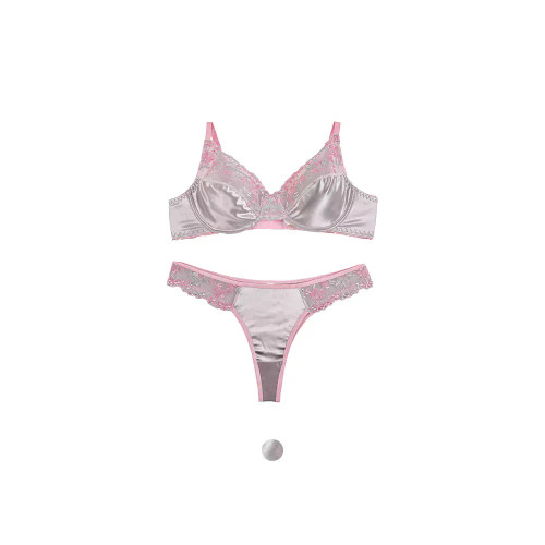 ست لباس زیر زنانه پرلون و دانتل فنردار بکلس سایز 75 تا 90