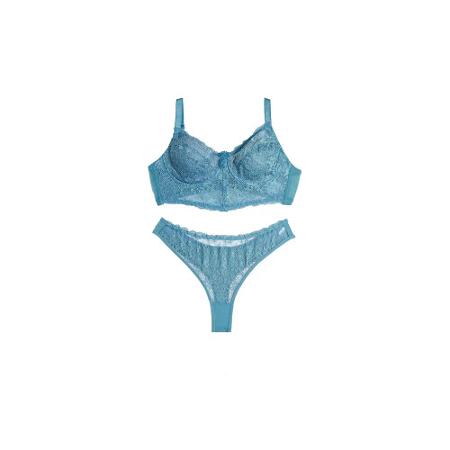 ست لباس زیر زنانه فنردار تور و دانتل سایز 75 تا 90