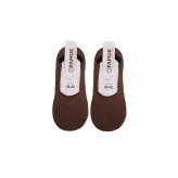 جوراب زنانه نخی پنبه ای فری سایز رنگ کالباسی سایز 36 تا 41