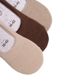 جوراب زنانه نخی پنبه ای فری سایز رنگ کالباسی سایز 36 تا 41