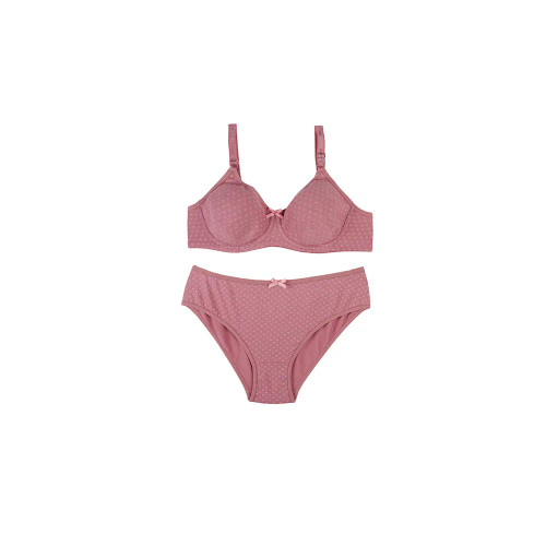 ست لباس زیر نخی زنانه فنردار مدل اسلیپ پرسی سایز 75 تا 90