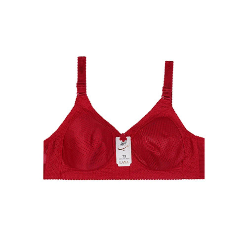 سوتین زنانه بدون فنر پرسی کاپ B سوزنی سایزبندی کامل