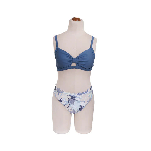 مایو زنانه طرحدار کاپدار سایز L مدل اسلیپ فانتزی استرج