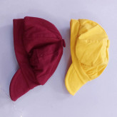 رامپر و کلاه نوزادی طرح زرافه جنس پنبه صد در صد سایز بندی 3 تا 12 ماه