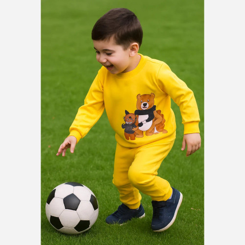 بلوز شلوار بچگانه طرح روباه و دوستان جنس پنبه دورس مناسب 2 تا 5 سال