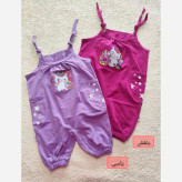 رامپر بندی نوزادی سرهمی بچگانه دخترانه دوجیب