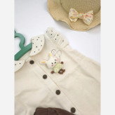 تاپ شلوارک نوزادی تاپ شورت دخترانه ست دخترانه را