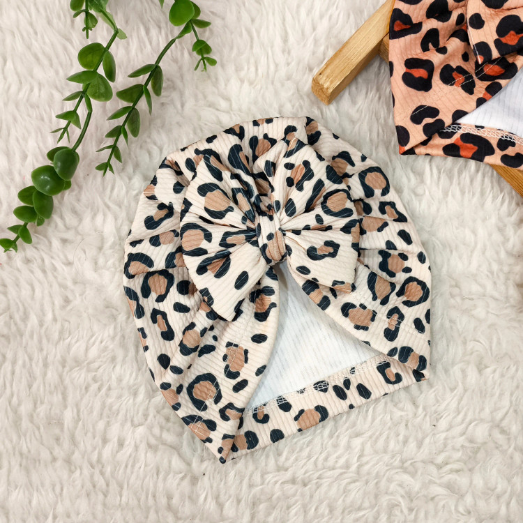 توربان کبریتی پلنگی نوزاد و کودک | مناسب 2 ماه تا 2 سال