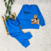 بلوز شلوار بچگانه طرح روباه و دوستان جنس پنبه دورس مناسب 2 تا 5 سال