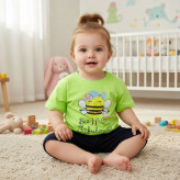 تیشرت شلوارک دخترانه نوزادی ست دخترانه تیشرت شورت