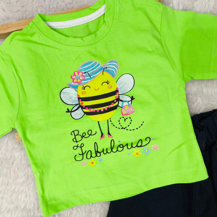 تیشرت شلوارک دخترانه نوزادی ست دخترانه تیشرت شورت