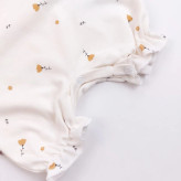 رامپر نوزادی دخترانه سرهمی دخترانه رامپر مجلسی گل