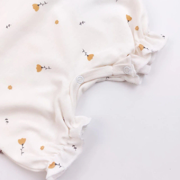 رامپر نوزادی دخترانه سرهمی دخترانه رامپر مجلسی گل