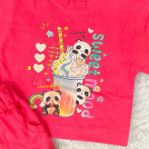 تیشرت و شورتک لش طرح پاندا پنبه سوپر مناسب کودکان 1 تا 3 سال