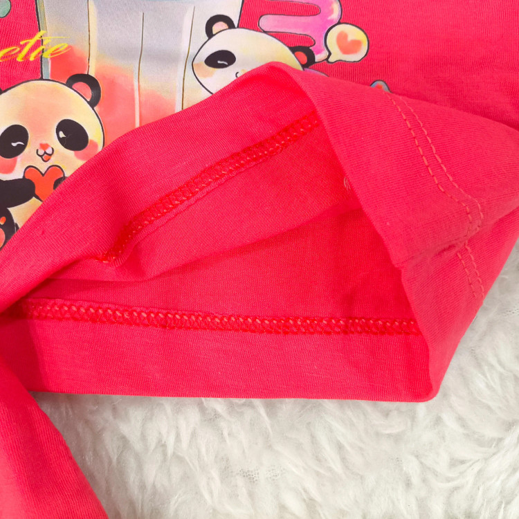 تیشرت و شورتک لش طرح پاندا پنبه سوپر مناسب کودکان 1 تا 3 سال