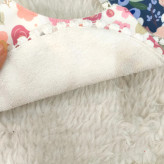 پیشبند نوزادی چند لایه طرحدار نخی پنبهای با پشت حولهای - مناسب 0 تا 2 سال