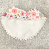 پیشبند نوزادی چند لایه طرحدار نخی پنبهای با پشت حولهای - مناسب 0 تا 2 سال