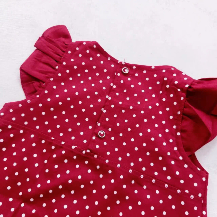 ست سارافون و شورت گربه دخترانه | کتان نخ | چهار رنگ | مناسب 1 تا 3 سال