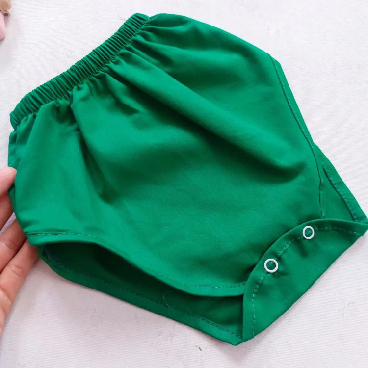 ست سارافون و شورت گربه دخترانه | کتان نخ | چهار رنگ | مناسب 1 تا 3 سال