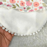 پیشبند نوزادی چند لایه طرحدار نخی پنبهای با پشت حولهای - مناسب 0 تا 2 سال