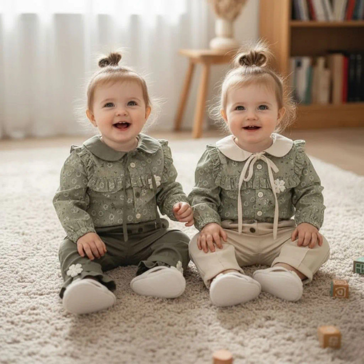 شومیز شلوار دخترانه بلوز شلوار نوزادی ست دخترانه