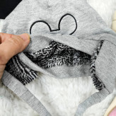 کلاه پشمی بچگانه طرح گلدوزی شده مناسب پاییز و زمستان | مناسب 3 ماه تا 1 سال