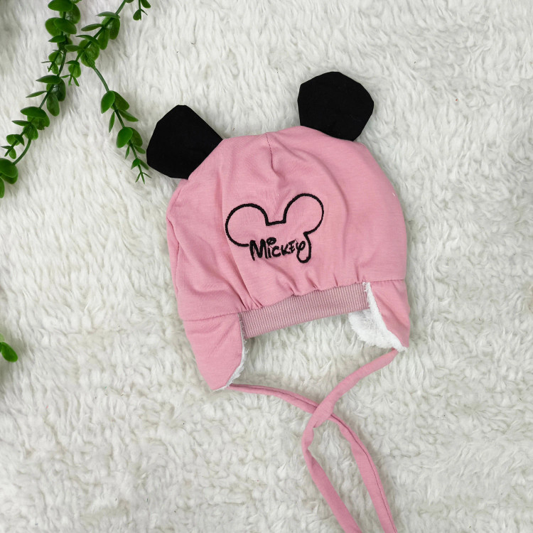 کلاه پشمی بچگانه طرح گلدوزی شده مناسب پاییز و زمستان | مناسب 3 ماه تا 1 سال