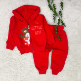 ست سویشرت و شلوار پسرانه و دخترانه طرح خرس و روباه | مناسب 1 تا 3 سال