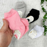 جوراب حوله ای نوزاد دخترانه و پسرانه، نرم و لطیف، سایز صفر تا دو سال