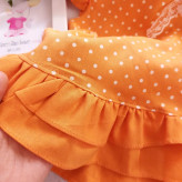 سارافون و شورت نخی دخترانه خال خالی | مناسب 1 تا 3 سال