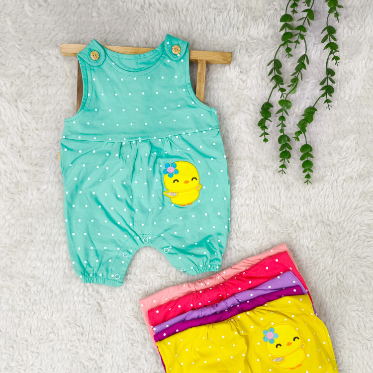 رامپر نوزادی دخترانه رامپر عیدانه رامپر خالخالی جوجه