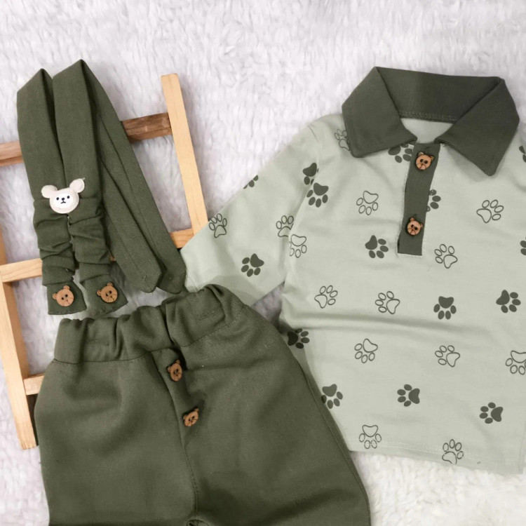 تیشرت شلوار نوزادی پسرانه ست پسرانه