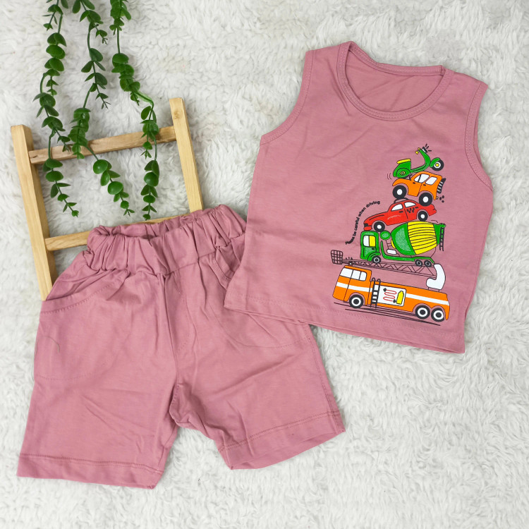 تاپ شلوارک پسرانه تاپ شورت نوزادی ست پسرانه