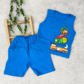 تاپ شلوارک پسرانه تاپ شورت نوزادی ست پسرانه