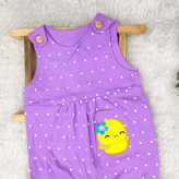 رامپر نوزادی دخترانه رامپر عیدانه رامپر خالخالی جوجه