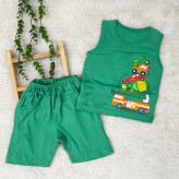 تاپ شلوارک پسرانه تاپ شورت نوزادی ست پسرانه