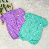 رامپر نوزادی دخترانه قلب قلبی سرهمی دخترانه