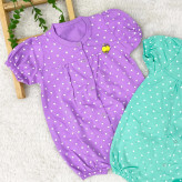 رامپر نوزادی دخترانه قلب قلبی سرهمی دخترانه