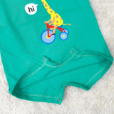 رامپر آستین کوتاه نوزادی سرهمی دخترانه رامپر پسرانه