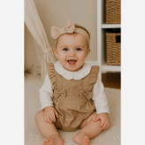 ست دو تیکه بادی و بلوز مجلسی دخترانه نخی کبریتی ضخیم پاییزه 3 تا 18 ماه