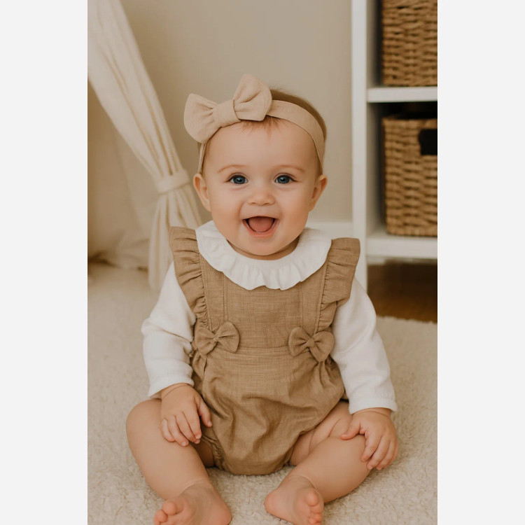 ست دو تیکه بادی و بلوز مجلسی دخترانه نخی کبریتی ضخیم پاییزه 3 تا 18 ماه