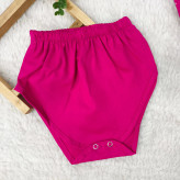 سارافون و شورت نوزاد دخترانه طرح کفشدوزک | جنس کتان نخ خنک | سایز 6 ماه تا 2 سال